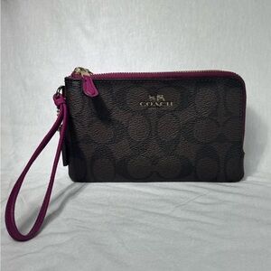Coach - Double Corner Zip Wristlet